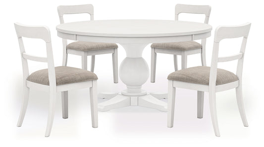 Greddinton Dining Table and 4 Chairs