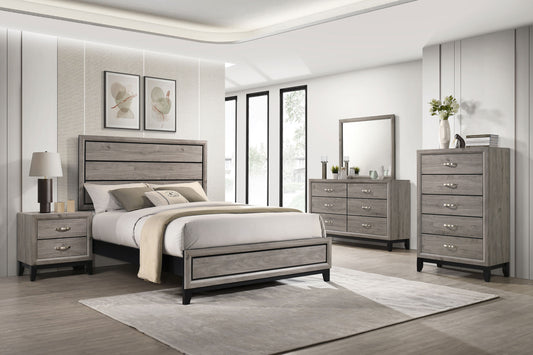 Valen Five-piece California King Bedroom Set Light Taupe