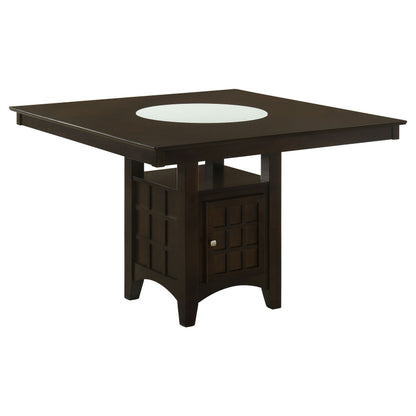 Gabriel 5-Piece Upholstered-Back Counter Height Dining Set Cappuccino