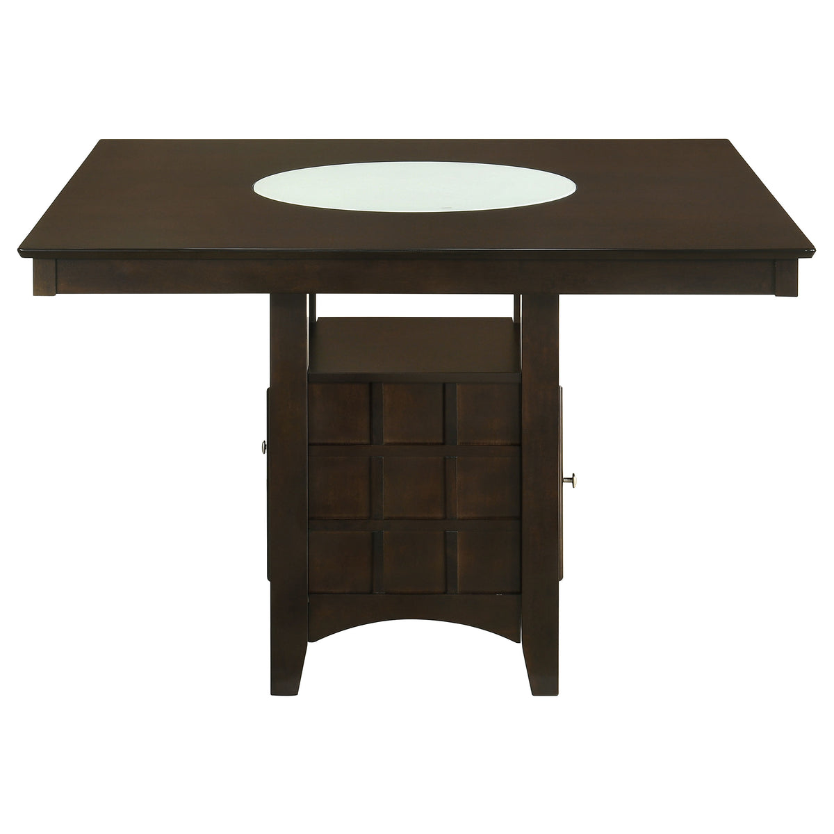 Gabriel 5-Piece Upholstered-Back Counter Height Dining Set Cappuccino