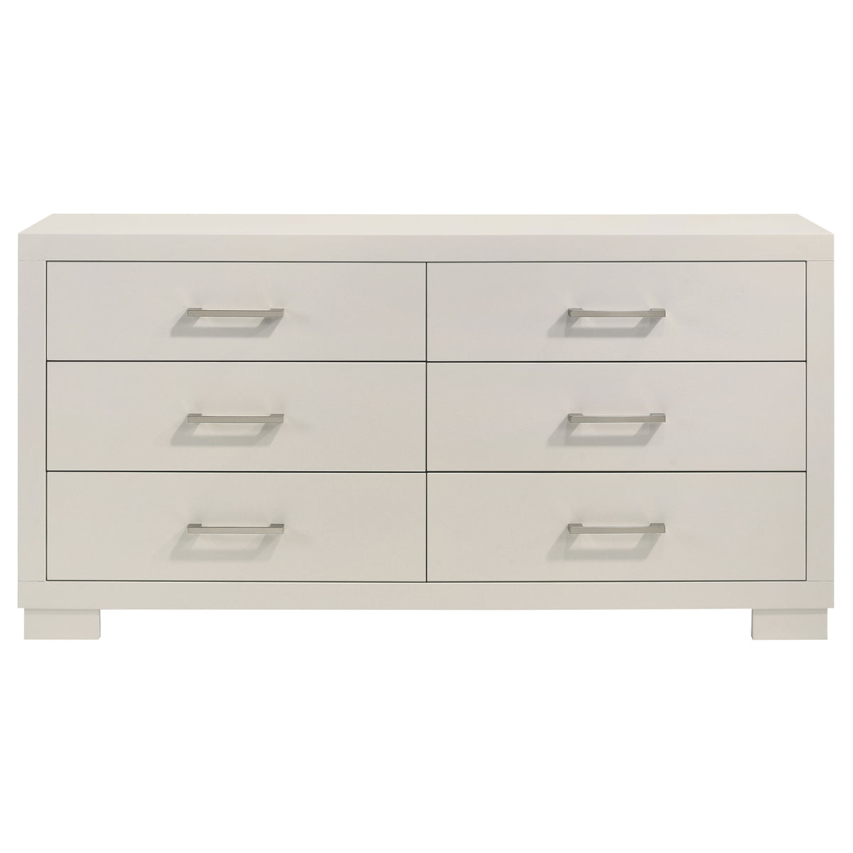 Jessica 6-drawer Dresser Snow White