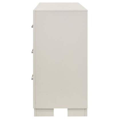 Jessica 6-drawer Dresser Snow White