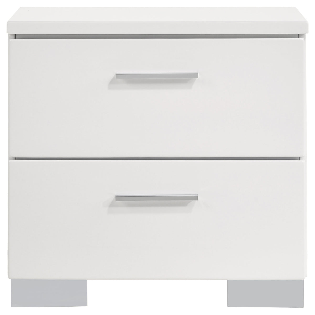 Felicity 5-piece California King Bedroom Set White Gloss