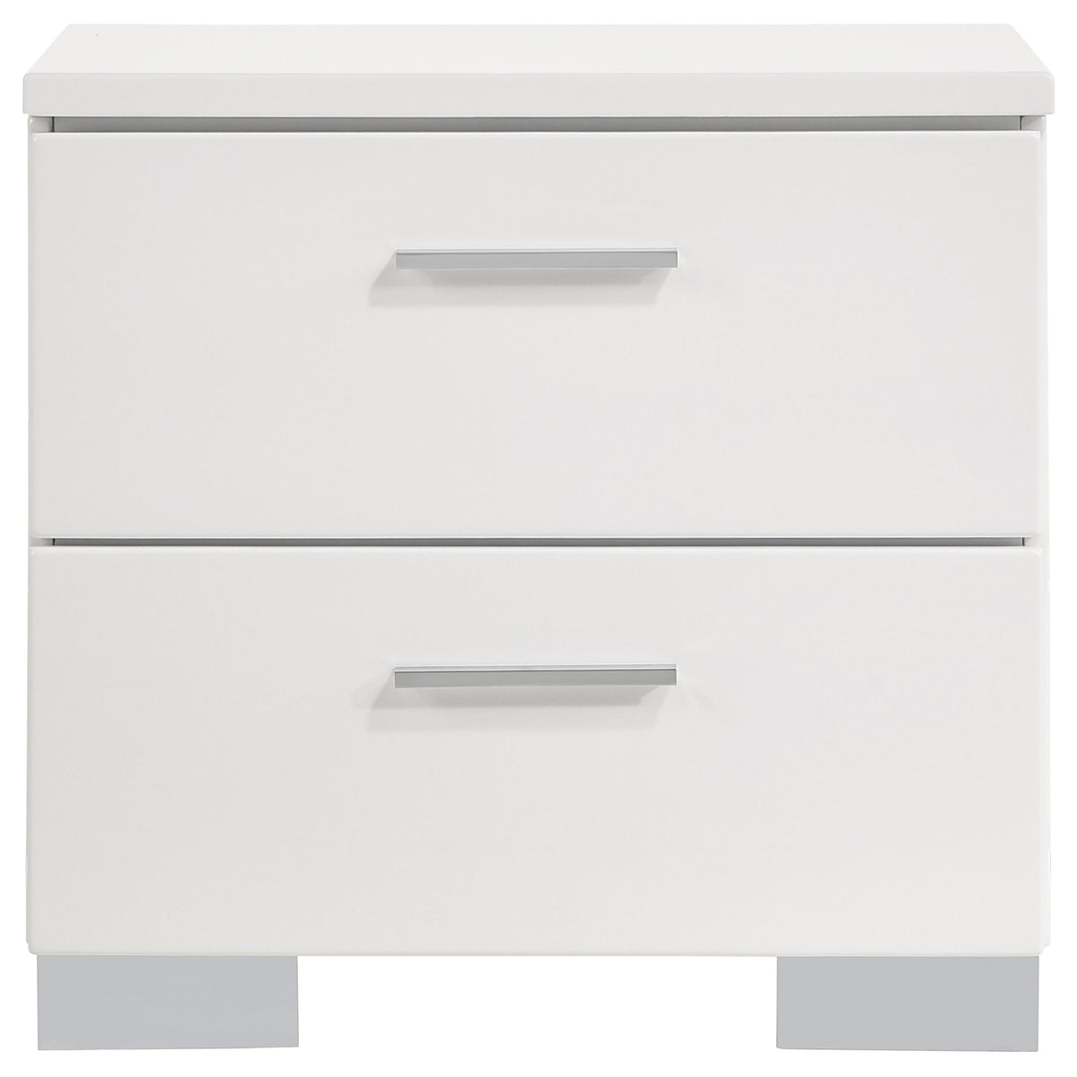 Felicity 5-piece Twin Bedroom Set White High Gloss