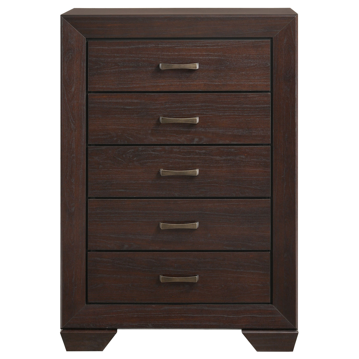 Kauffman 5-piece Queen Bedroom Set Dark Cocoa
