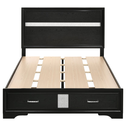 Miranda 5-piece Full Bedroom Set Black