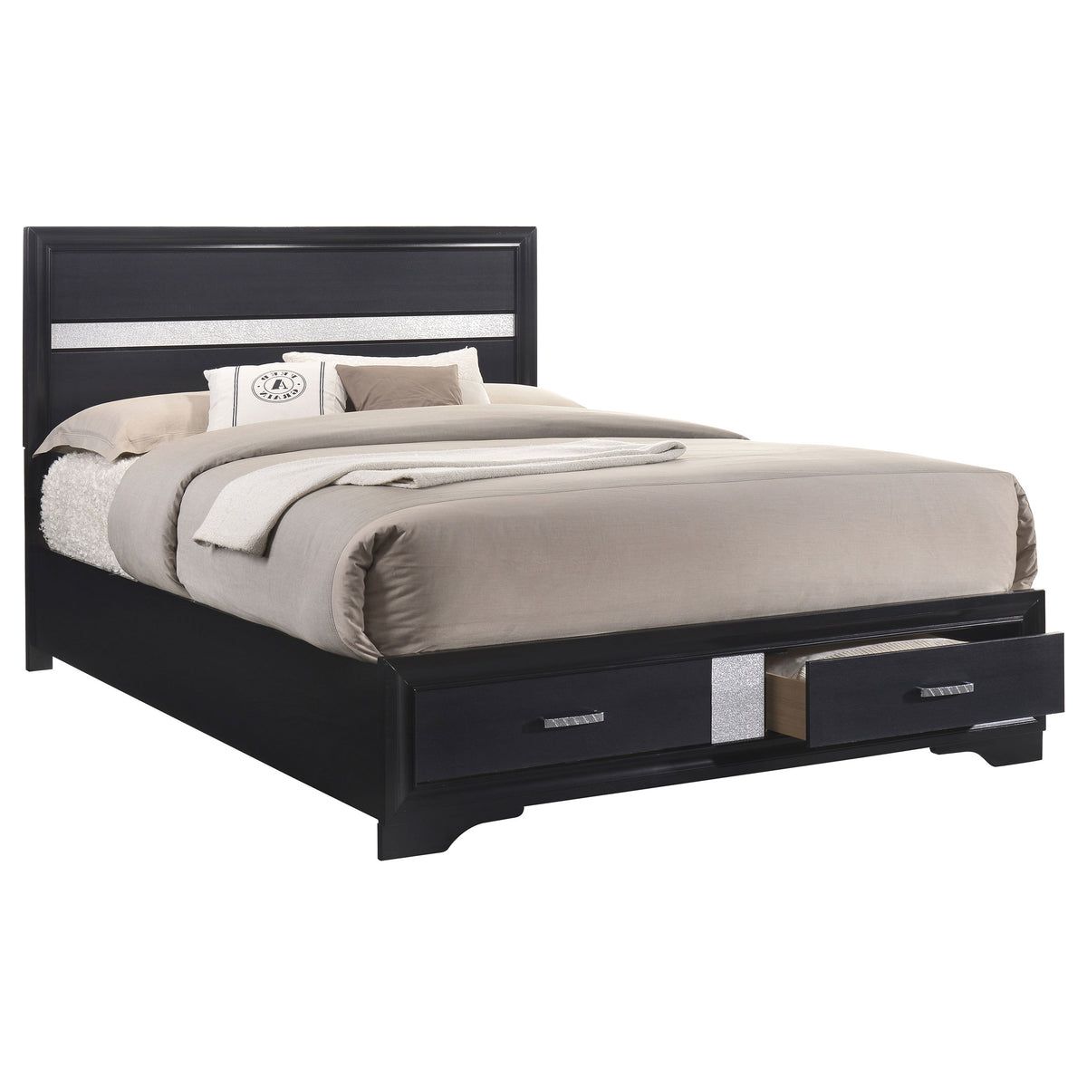 Miranda 5-piece California King Bedroom Set Black