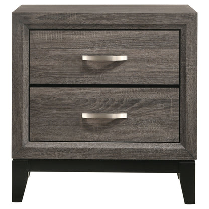 Watson Four-piece Full Bedroom Set Grey Oak