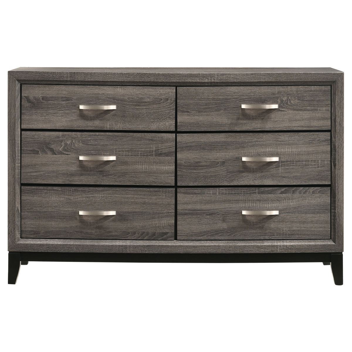 Watson Five-piece Eastern King Bedroom Set Grey Oak