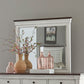 Hillcrest Dresser Mirror Distressed White