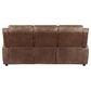 Ellington Upholstered Padded Arm Sofa Dark Brown