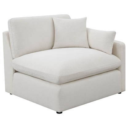 Hobson 6-piece Upholstered Modular Sectional Sofa Ivory