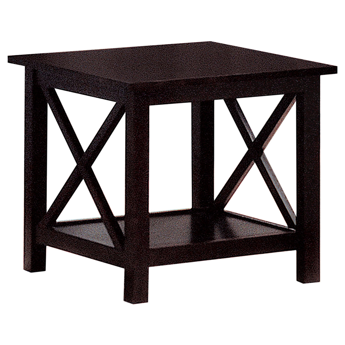 Rachelle 3-piece Rectangular Coffee Table Set Dark Merlot
