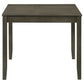 Parkwood 5-piece Square Dining Table Set Charcoal