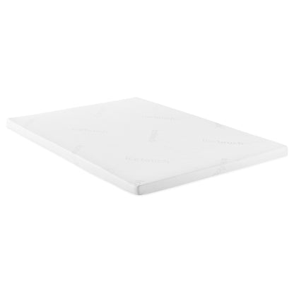 Cascade 3-inch California King Cool Memory Foam Mattress Topper
