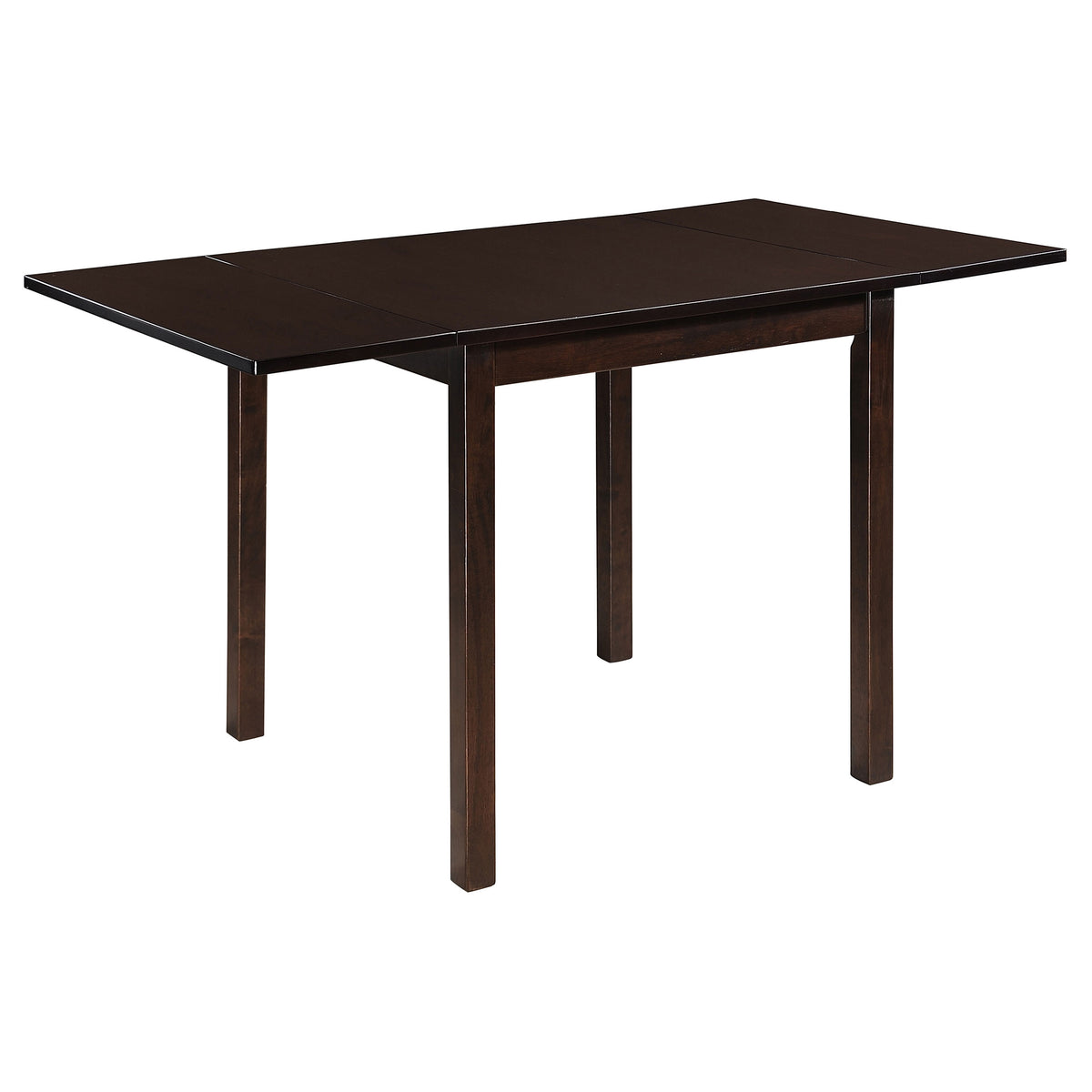 Kelso 3-piece Drop Leaf Dining Table Set Cappuccino and Beige