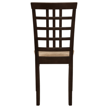 Kelso 3-piece Drop Leaf Dining Table Set Cappuccino and Beige