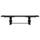 Florence 126-inch Extension Dining Table Distressed Black