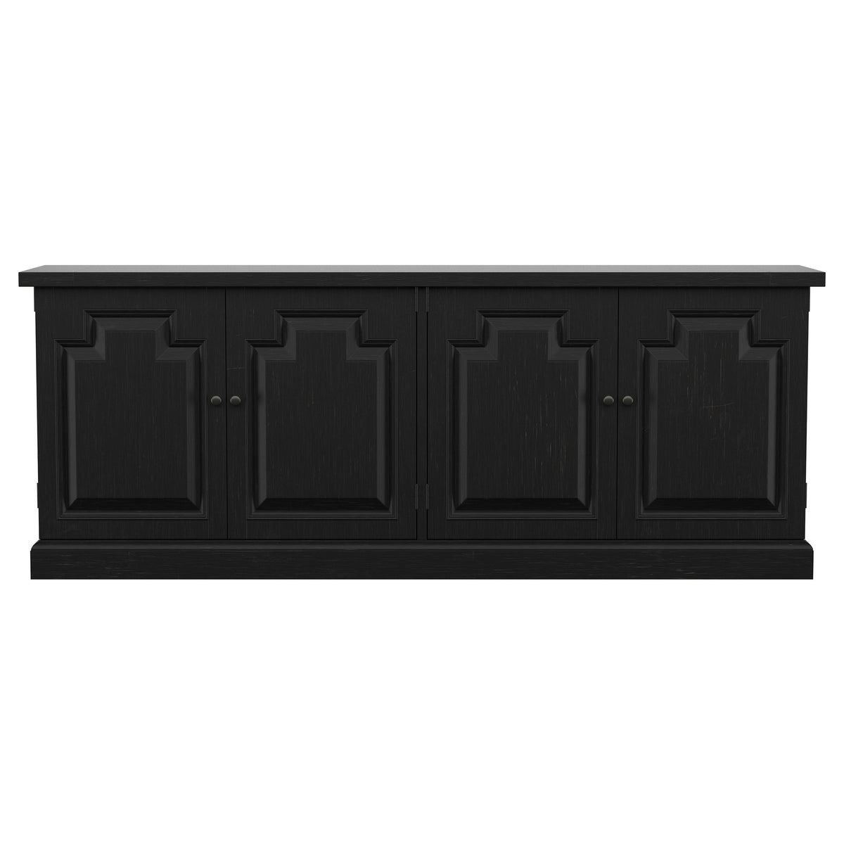 Florence 4-door Dining Sideboard Buffet Distressed Black