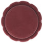 Sora Round Upholstered Ottoman Berry