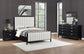 Brookmead 4-piece Upholstered Queen Bedroom Set Black