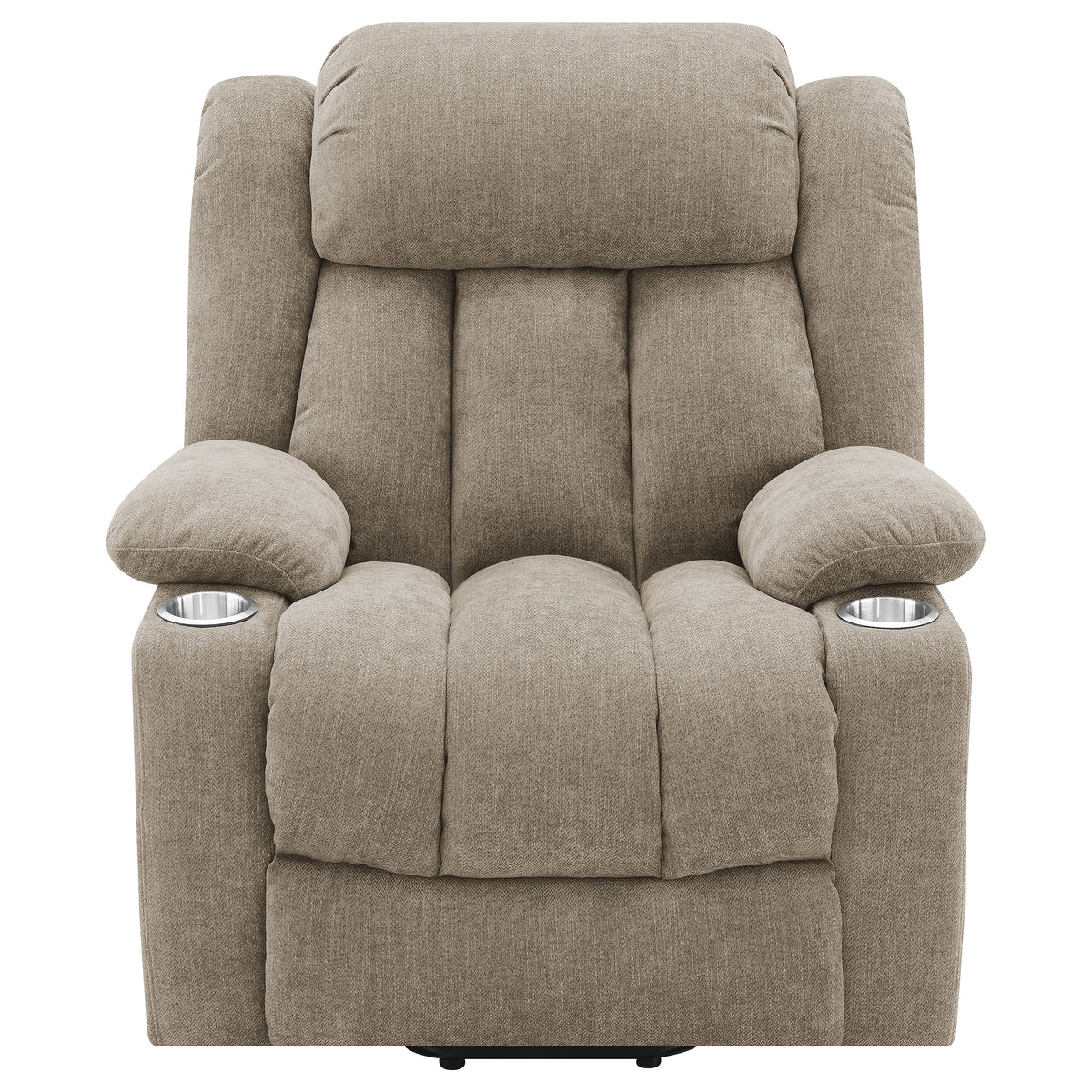 Houston Upholstered Power Lift Recliner Camel