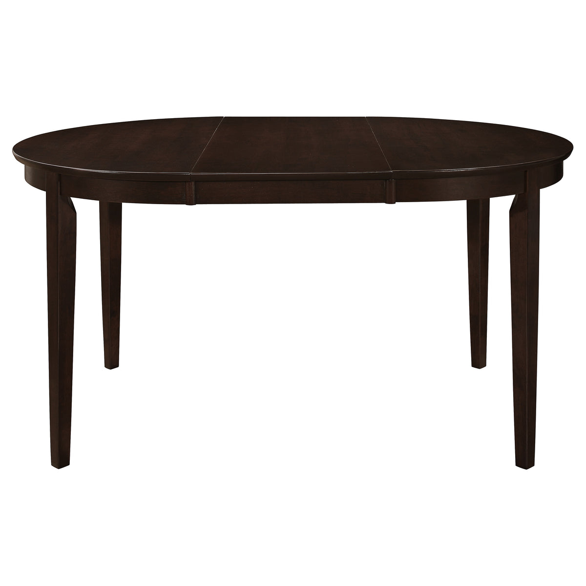 Gabriel Oval Extension Dining Table with Removable Leaf Cappuccino