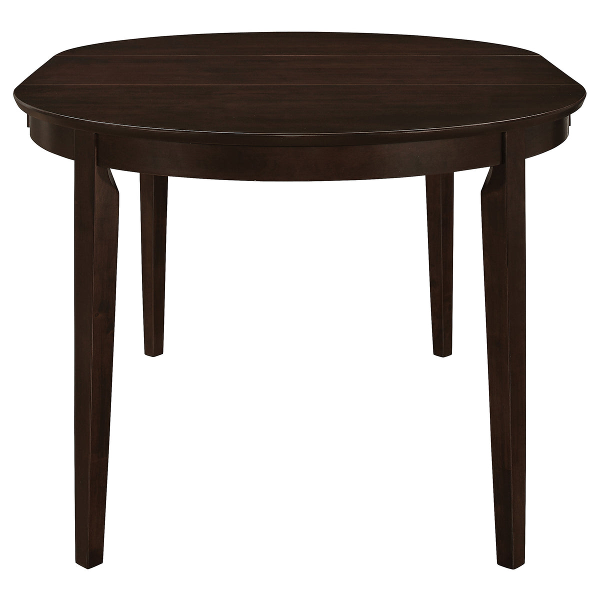 Gabriel Oval Extension Dining Table with Removable Leaf Cappuccino