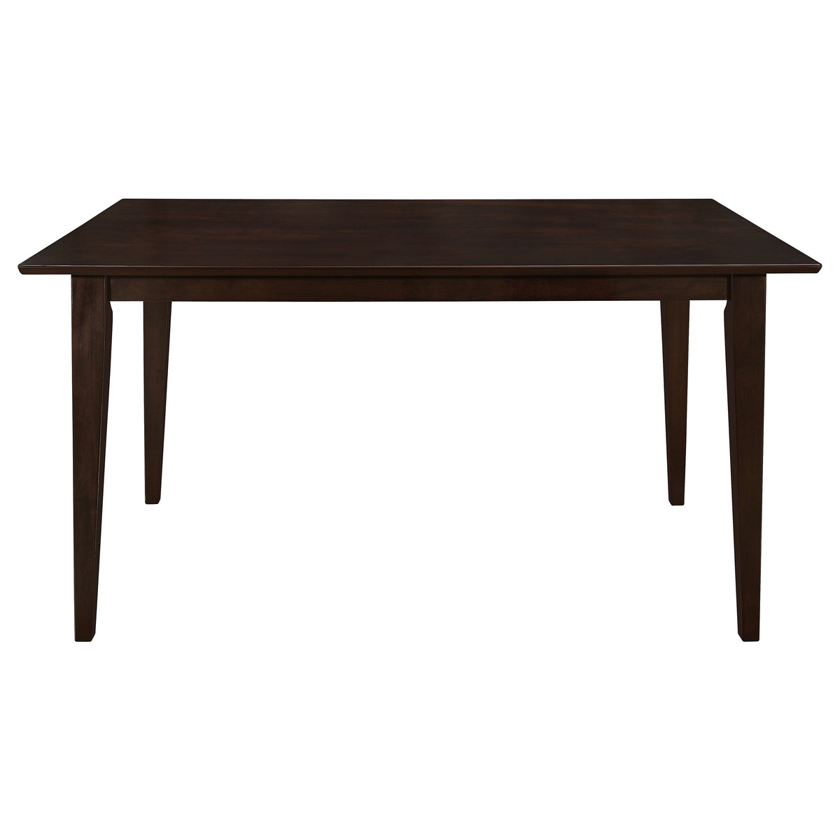 Gabriel Rectangular Rubberwood Dining Table for 4 Cappuccino