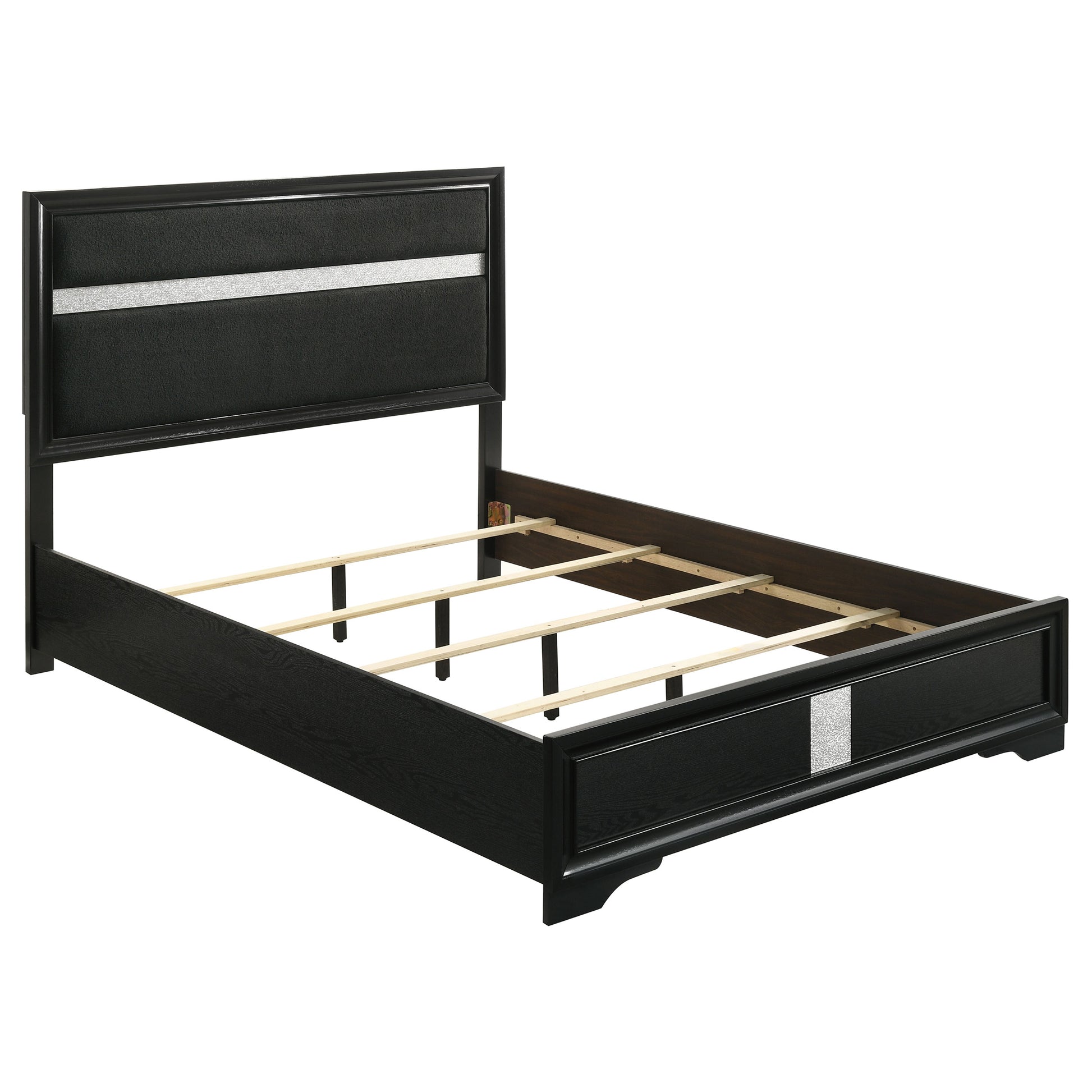 Miranda 4-piece California King Bedroom Set Black Brian Furniture Online Miranda 4-piece California King Bedroom Set Black Brian Furniture Online