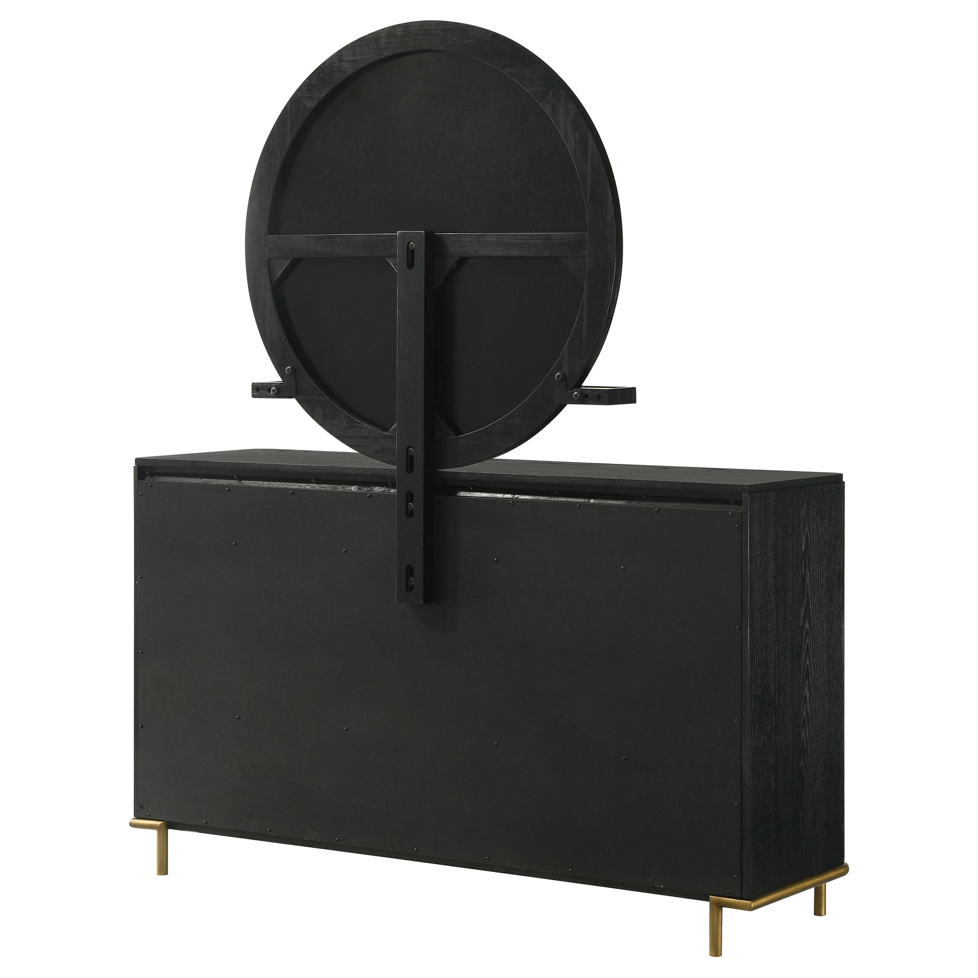 Arini 8-drawer Dresser with Mirror Black – Brian Furniture Online
