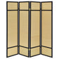 Pearce 4-panel Bamboo Room Divider Folding Screen Natural