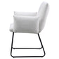 Ackland Upholstered Dining Arm Chair Light Grey (Set of 2)