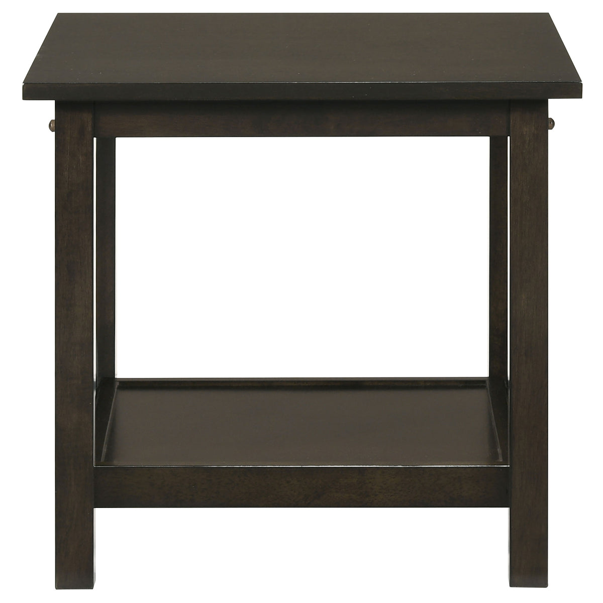 Rachelle 3-piece Rectangular Coffee Table Set Dark Merlot