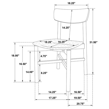 Parkridge 7-piece 59-inch Wood Dining Set White Washed