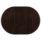 Gabriel 5-piece Extension Leaf Dining Table Set Cappuccino