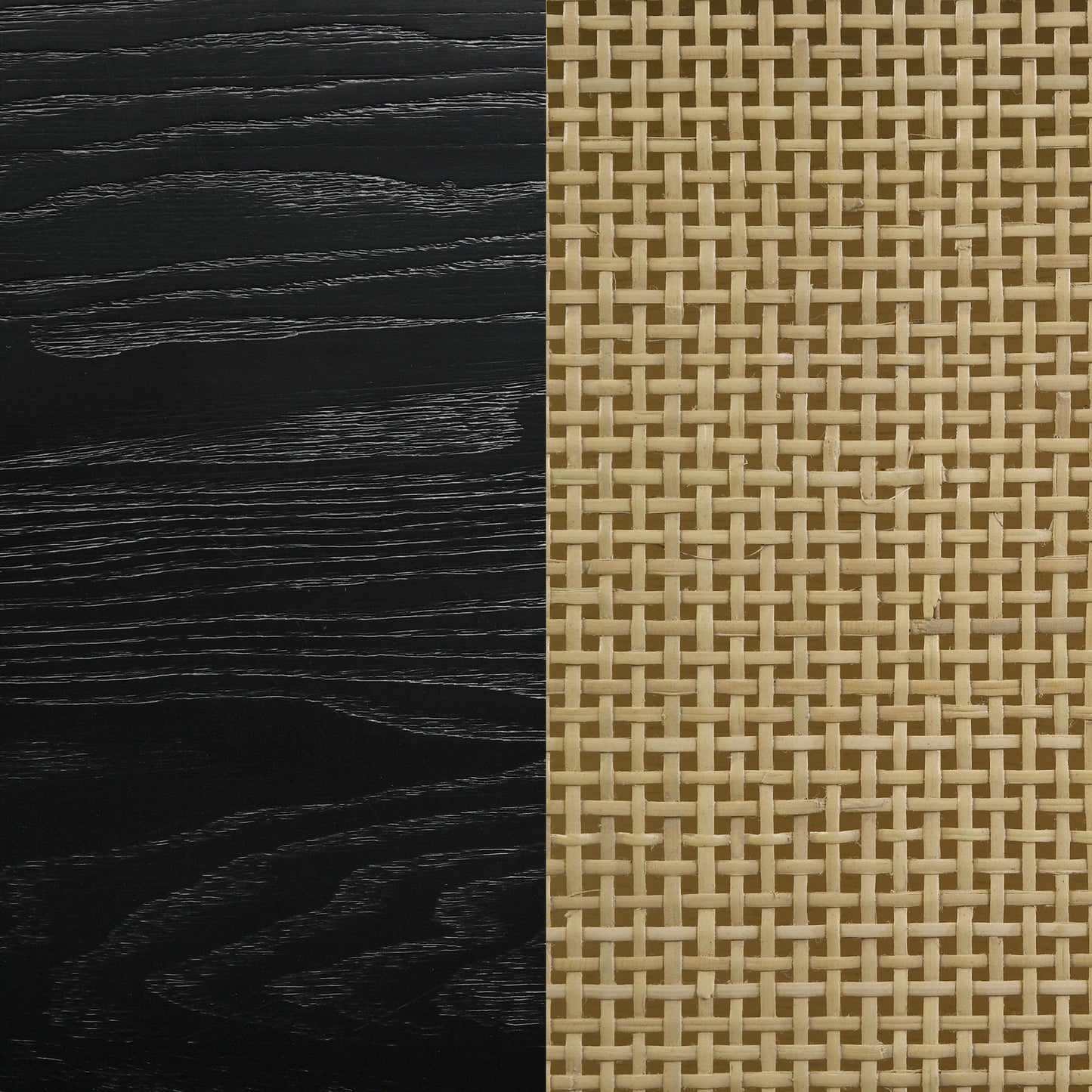 Arini 2-drawer Cane Door Dining Sideboard Server Black