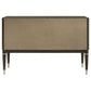 Reseda 4-door Dining Sideboard Server with Shelves Ash Brown