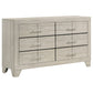 Trenton 5-piece Twin Bedroom Set Rustic Cream