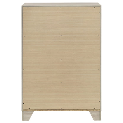 Trenton 4-drawer Bedroom Chest of Drawers Rustic Cream
