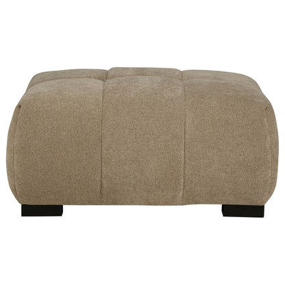 Octavia Tufted Upholstered Rectangular Ottoman Camel