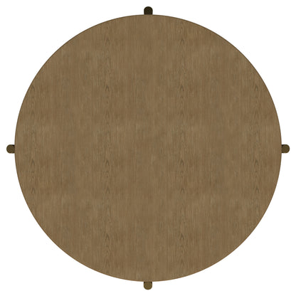 Arini 2-piece Round Coffee and End Table Set Sand Wash