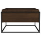 Fulton 30-inch Square Mango Wood Coffee Table Dark Brown
