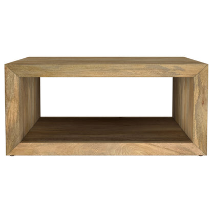 Benton Square Solid Mango Wood Coffee Table Natural