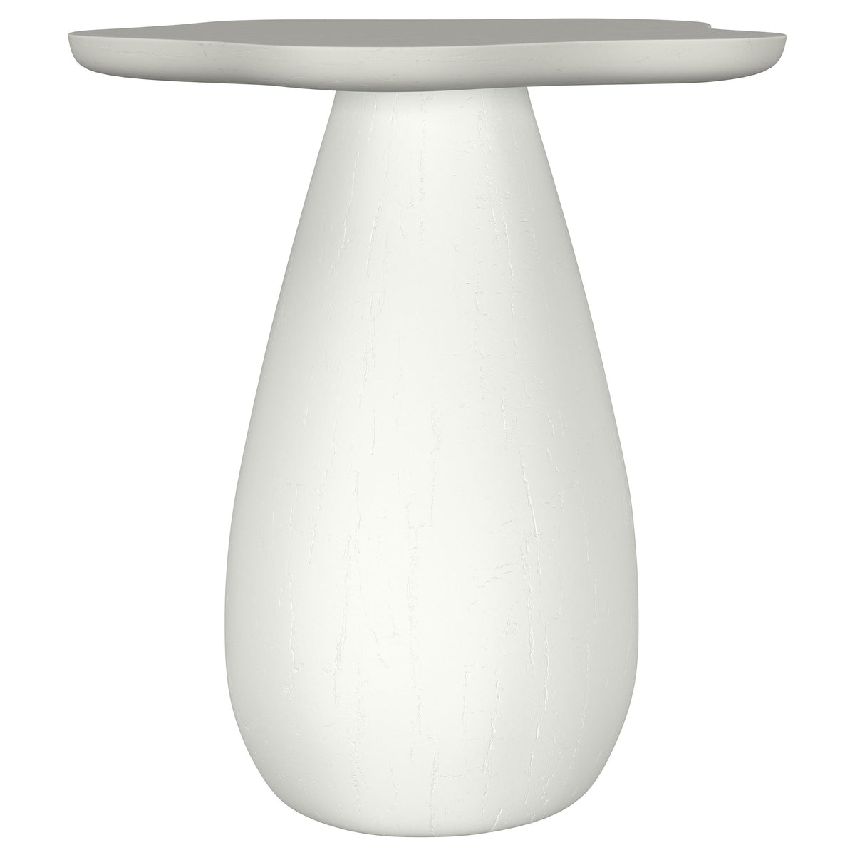 Perth 20-inch Side Table with Cloud-Shaped Top Off White