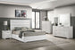 Felicity 5-piece Queen Bedroom Set White High Gloss