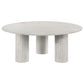 Astoria 3-piece Marble Coffee and End Table Set White