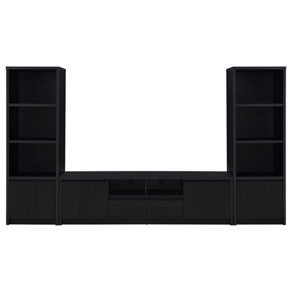Winfield 78-inch 2-door TV Stand Media Console Black