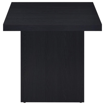 Max 3-piece Rectangular Coffee and End Table Set Black