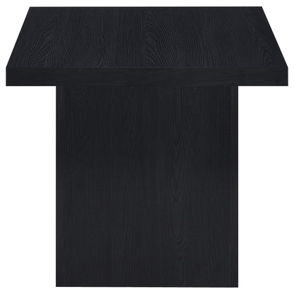 Max 3-piece Rectangular Coffee and End Table Set Black